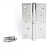 Петля врезная Apecs 120*80-В-Steel-CR-L