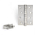 Петля врезная Apecs 100*70-В4-Steel-NIS