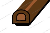 SD-55  (коричн)   6м  14*12мм  уплотнитель  (уп.1/20шт)  Profitrast