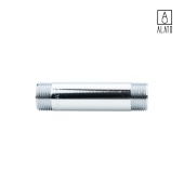 Удлинительный бочонок НР-НР, хромированный, 0126-2010, 3/4" x 100 мм (3/4" x 100 мм)