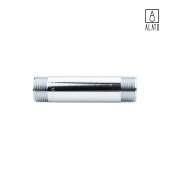 Удлинительный бочонок НР-НР, хромированный, 0126-2010, 3/4" x 100 мм (3/4" x 100 мм)