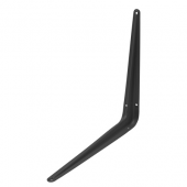 Уголок д/полок чёрный матовый SB-1-350*300-BLM (B2B) Apecs