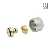 Фитинг компрессионный для труб PEX-AL-PEX, 0308-1626, 16 х 2,6 х 3/4" (16 х 2,6 х 3/4")