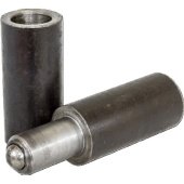 Петля гаражная с шаром 22*100 (впрессованный шар) 24