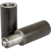 Петля гаражная с шаром 32*120 (впрессованный шар) 