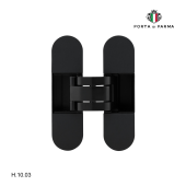 Петля дверная скрытая H.10.03 Черный PORTA DI PARMA (аналог 2,0)