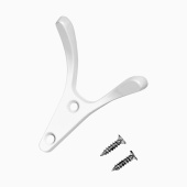 СТАНДАРТ 206 WW матовый белый ЕВРОПАКЕТ крючок-вешалка (600,50)