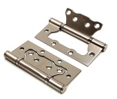 Петля стальная TIXX 100-2S FH MSN без врезки (никель супер матовый)