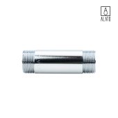Удлинительный бочонок НР-НР, хромированный, 0126-2510, 1" х 100 мм (1" х 100 мм)