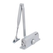 БУЛАТ Доводчик дверной ULTIMATE (УЛЬТИМЕЙТ) ДД-100 A-S (40-120 кг) серебро, морозостойкий(10)