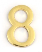 Цифра дверная Apecs DN-01-8-Z-G