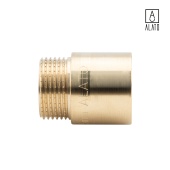 Удлинитель ВР-НР, латунный, 0124-2025, 3/4" x 25 мм (3/4" x 25 мм)
