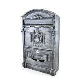 Ящик почтовый АЛЛЮР №4010В старое серебро (5)