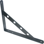 Кронштейн усиленный 300*225 пол.чёрный (10) мт