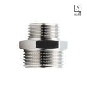 Ниппель переходной НР-НР, никелированный 0104-2015, 3/4" х 1/2" (3/4" х 1/2")