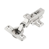 StahlBuro D26 Clip-on 2 шт., хром. Мини петля мебельная полунакладная с доводчиком (100)