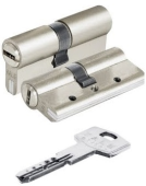 Цилиндровый механизм KALE KILIT 164DBNE 40+10+40:90mm,NP,5K,STB,к-к