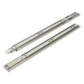 StahlBuro направляющие шариковые с доводчиком (2 шт.) 35-450 /18"/ хром (20)