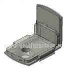 Комплект зеркалодержателя с прокладкой Ц х 100 УФ