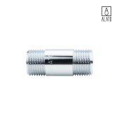 Удлинительный бочонок НР-НР, хромированный, 0126-1505, 1/2" х 50 мм (1/2" х 50 мм)