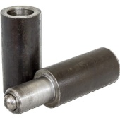 Петля гаражная с шаром 30*120 (впрессованный шар) 