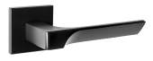 Ручка дв. RENZ DH SLIM 325-03 B "Румо" (черный)