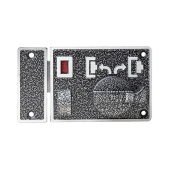 Замок накладной Apecs R06-C-GR (ЗН2-АС)