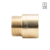 Удлинитель ВР-НР, латунный, 0124-2020, 3/4" x 20 мм (3/4" x 20 мм)