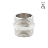 Ниппель НР-НР, никелированный 0103-2020, 3/4" (3/4")