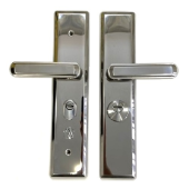 Ручка на китайскую дверь 608А-5 хром (Универсальная) Boadean