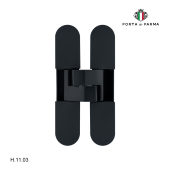 Петля дверная скрытая H.11.03 Черный PORTA DI PARMA (аналог 3,0)