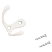 СТАНДАРТ 002 WW мат.белый ЕВРОПАКЕТ крючок-вешалка (720,60,10!!!)