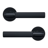 АЛЛЮР "ESTETA" (ЭСТЕТА) BLACK (53150) мат.черный Комплект ручек (20)