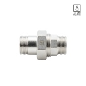 Американка прямая НР-НР, никелированная, 0132-2020, 3/4" (3/4")