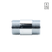Удлинительный бочонок НР-НР, хромированный, 0126-2506, 1" х 60 мм (1" х 60 мм)