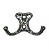 Крючок-вешалка №21 пол. серебро (100) мт