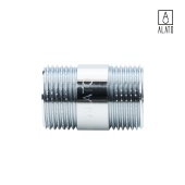 Удлинительный бочонок НР-НР, хромированный, 0126-2505, 1" х 50 мм (1" х 50 мм)