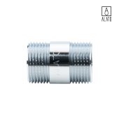 Удлинительный бочонок НР-НР, хромированный, 0126-2505, 1" х 50 мм (1" х 50 мм)