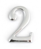 Цифра дверная Apecs DN-01-2-Z-CR