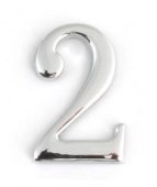 Цифра дверная Apecs DN-01-2-Z-CR