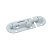 Шпингалет 01.01.03 (G-021D 2) L=70мм WW (белый) (30) MARLOK