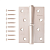 Петля врезная Apecs 100*70-В-Steel-NIS-R