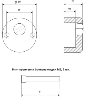 Защитная накладка AVERS Pro 50/27-CR