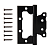 Петля накладная Apecs 100*75*2.5-B2-Steel-BLM
