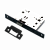Защелка Renz B2B LB 2070 plastic Black (черный)