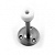 Упор дверной Apecs DS-0033-INOX (PP-DS-10)