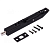 Шпингалет врезной Vantage LX140BL (черный)