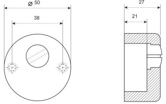 Броненакладка Apecs Protector Pro 50/27-G золото