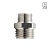 Ниппель переходной НР-НР, никелированный 0104-1510, 1/2" х 3/8" (1/2" х 3/8")