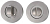 Накладки санузловые Vantage BK02 INOX (нерж.сталь)